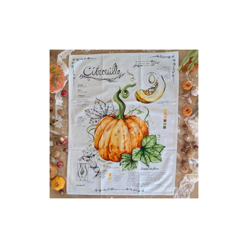 Tea towel - PUMPKIN