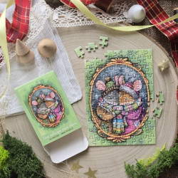 Mini puzzle - Une écharpe pour deux