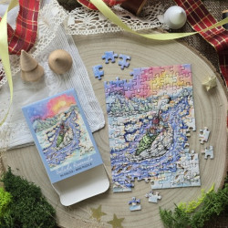 Mini puzzle - Balade hivernale