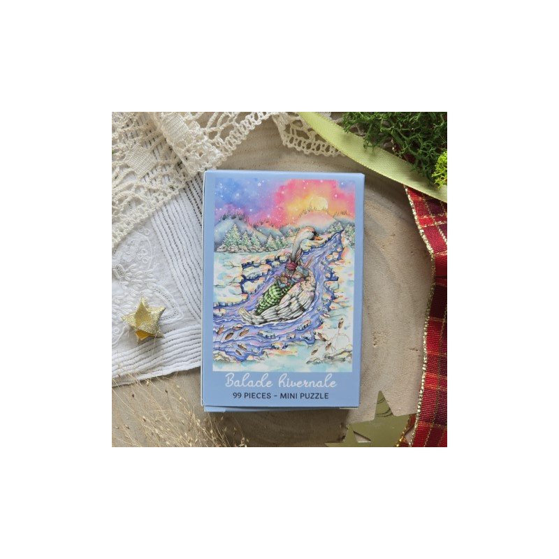 Mini puzzle - Balade hivernale