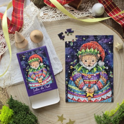 Mini puzzle - Lutin de Noel