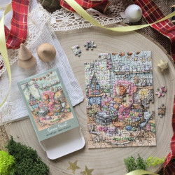 Mini puzzle - Soirée tricot