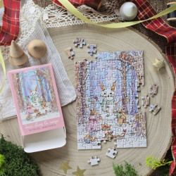 Mini puzzle - Jeux dans la neige