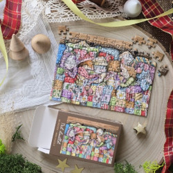 Mini puzzle - Nid douillet