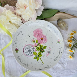 Assiette - Rose