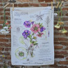 Tea towel - Hellebore
