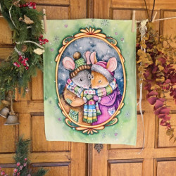 Tea towel - Une écharpe pour deux