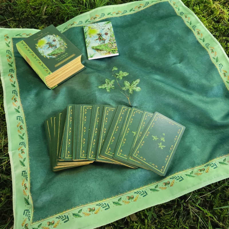 PACK TAROT +NAPPE de tirage - Murmure de la forêt