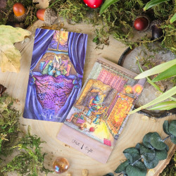 PACK TAROT +NAPPE de tirage - Murmure de la forêt