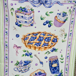 Tea towel - blueberry