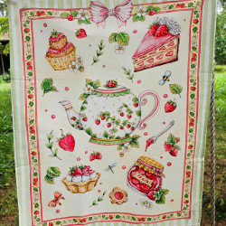 Tea towel - strawberry