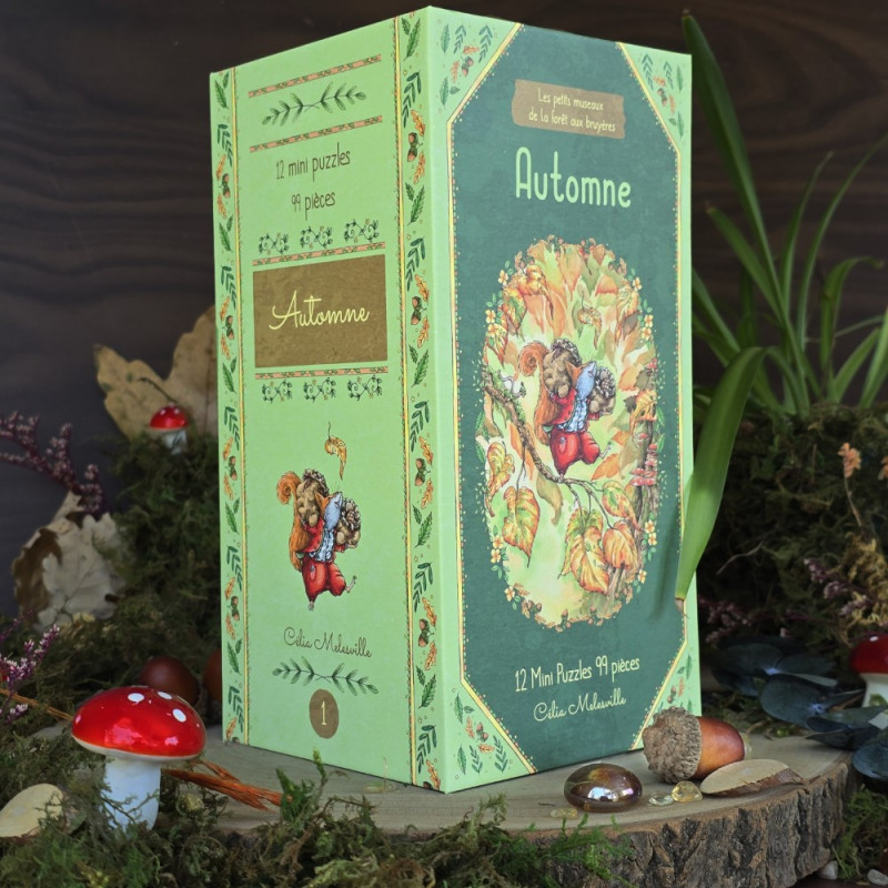 Coffret Automne– 12 mini-puzzles