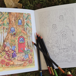 Colorie l'automne- livre de coloriage